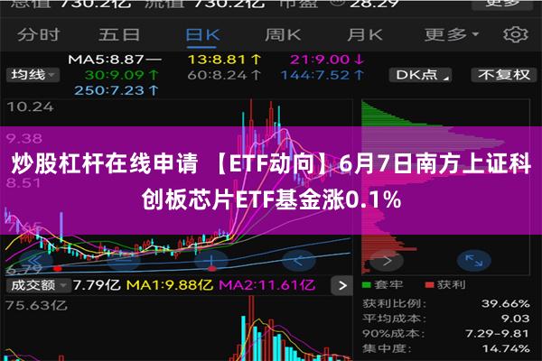炒股杠杆在线申请 【ETF动向】6月7日南方上证科创板芯片ETF基金涨0.1%