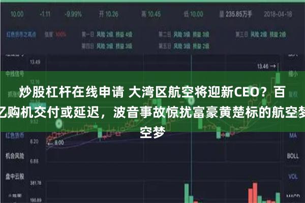 炒股杠杆在线申请 大湾区航空将迎新CEO？百亿购机交付或延迟，波音事故惊扰富豪黄楚标的航空梦