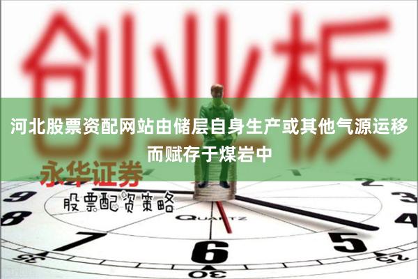 河北股票资配网站由储层自身生产或其他气源运移而赋存于煤岩中