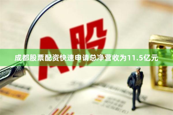 成都股票配资快速申请总净营收为11.5亿元